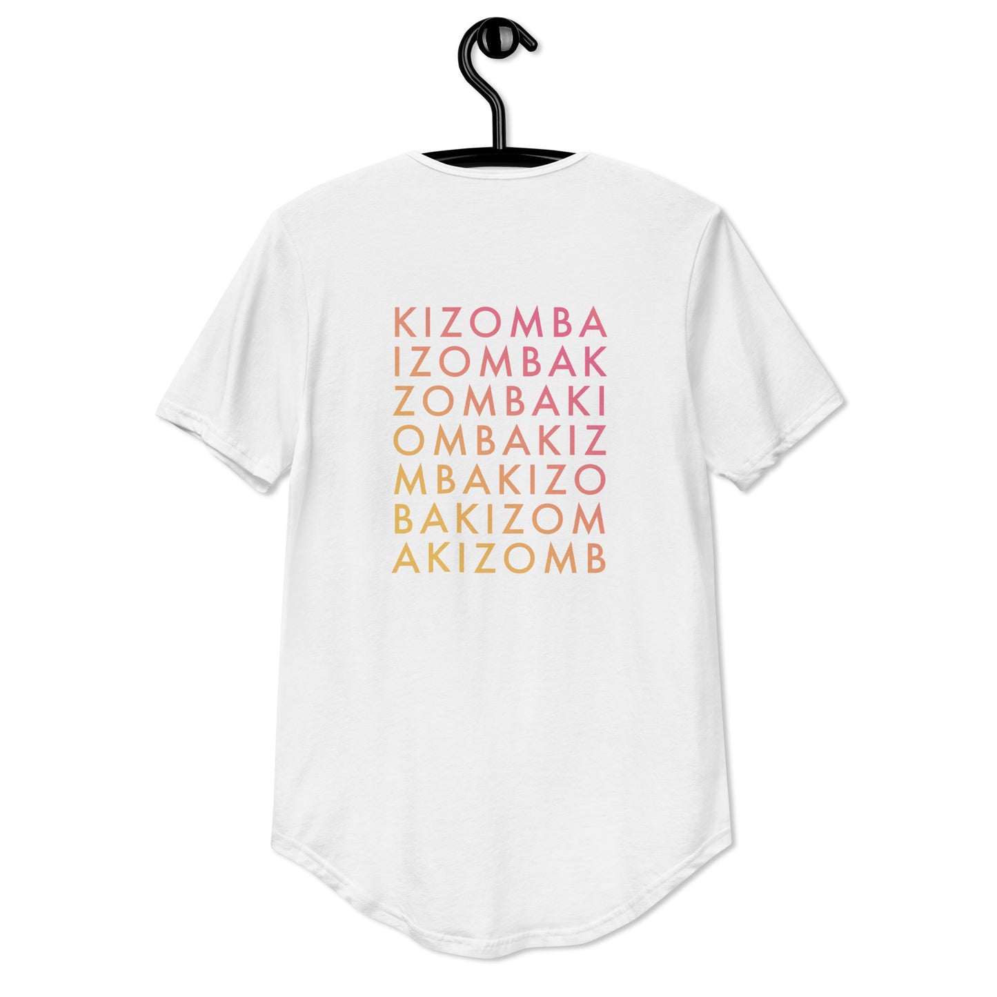 Kizomba Herren T-Shirt mit abgerundetem Saum